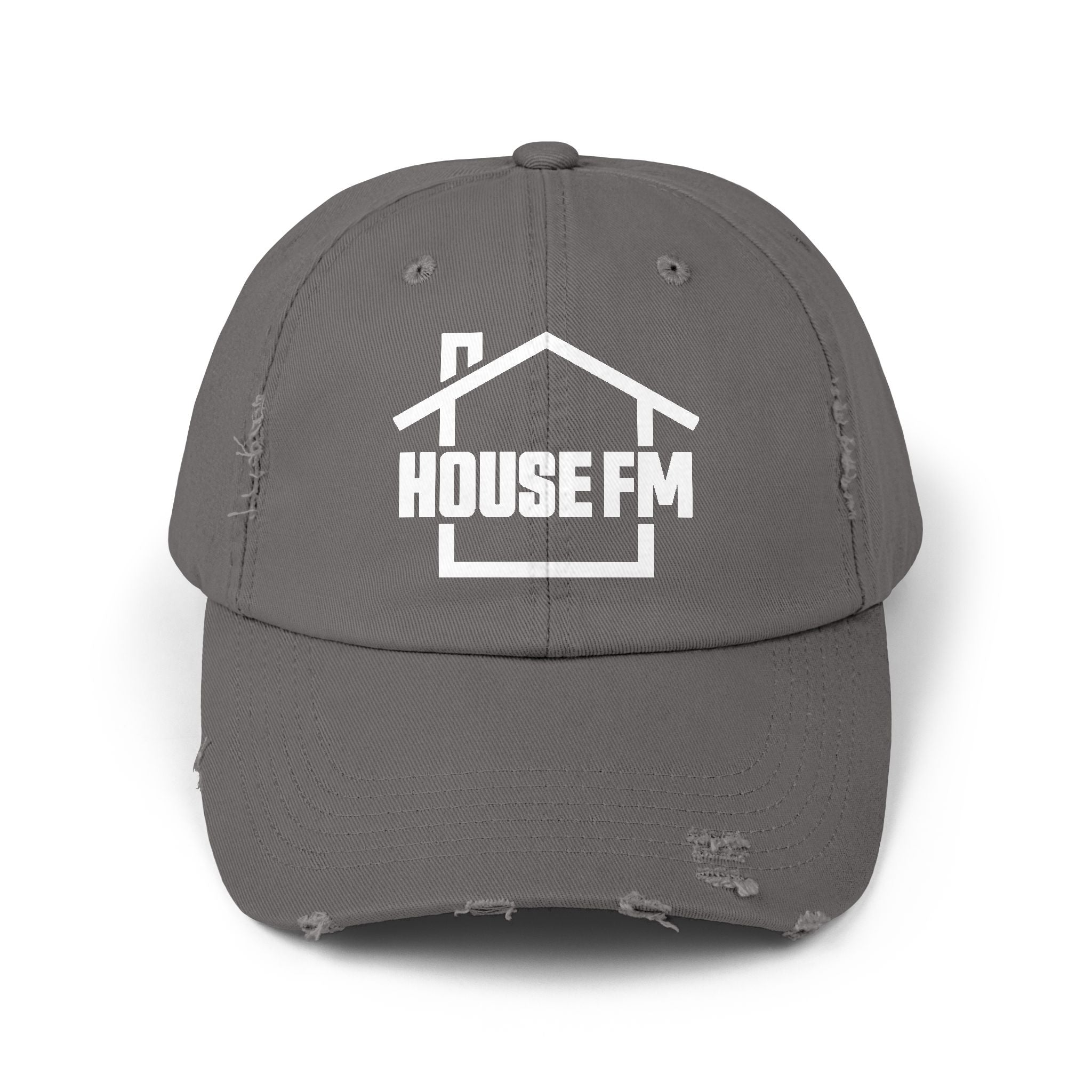Unisex Distressed Cap - House FM Logo Fashion Hat