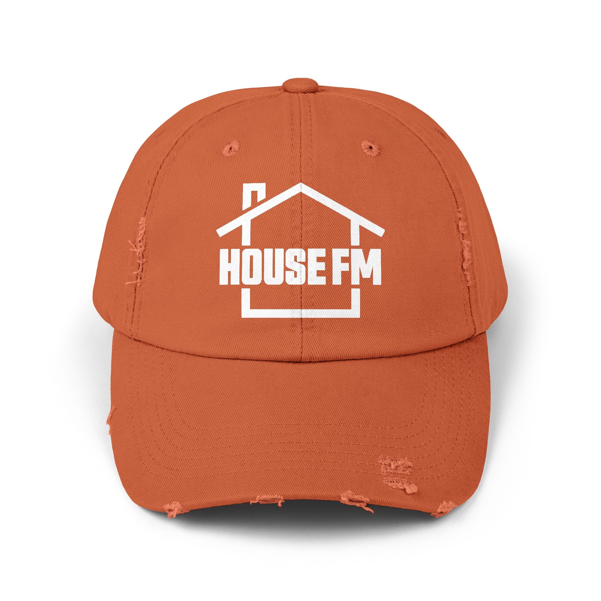 Unisex Distressed Cap - House FM Logo Fashion Hat