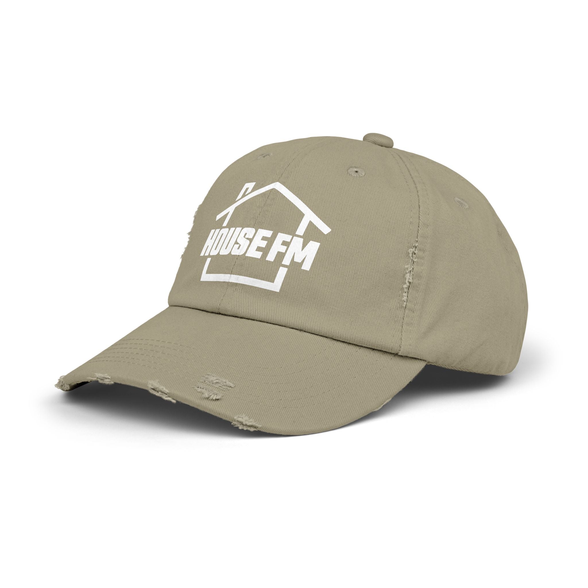 Unisex Distressed Cap - House FM Logo Fashion Hat