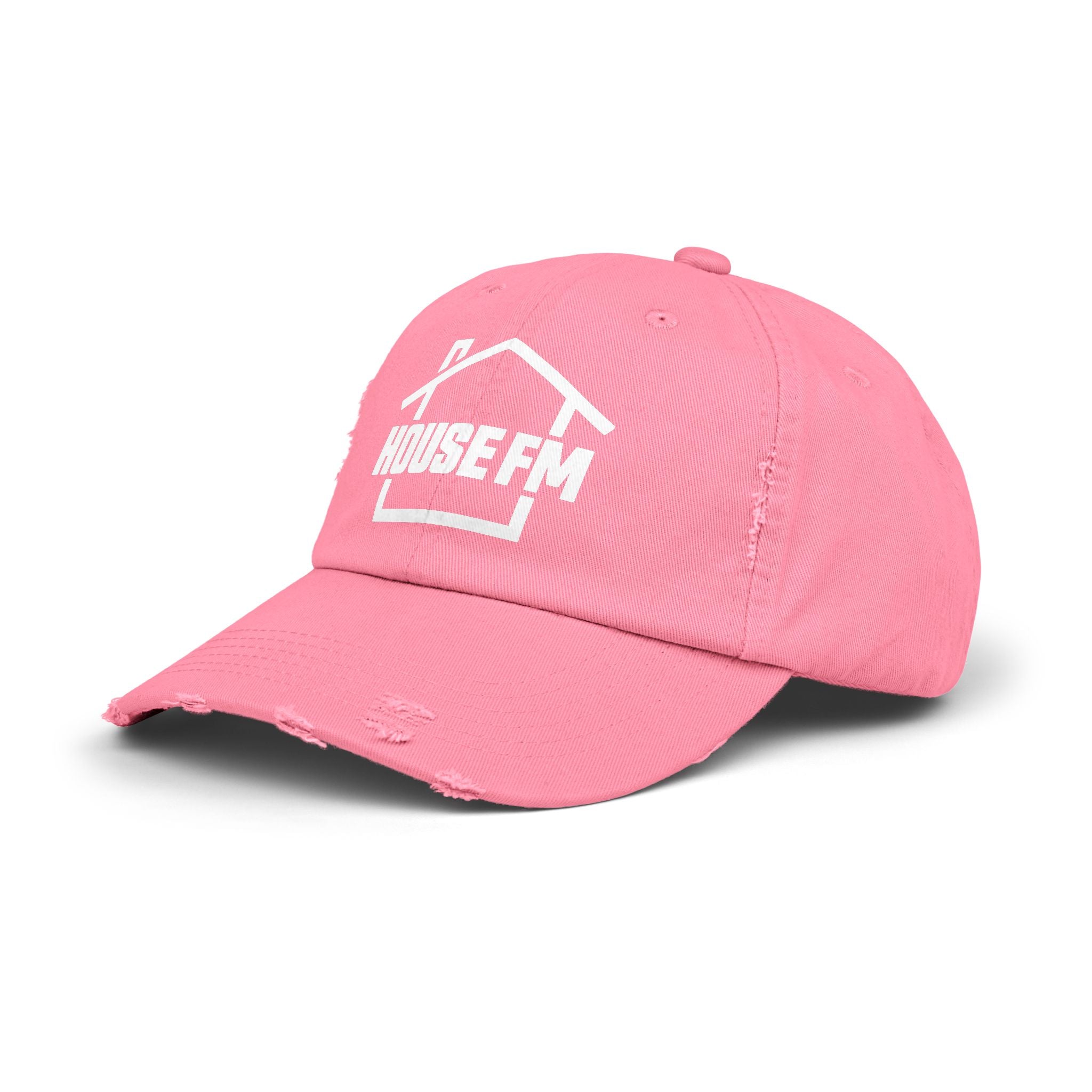 Unisex Distressed Cap - House FM Logo Fashion Hat