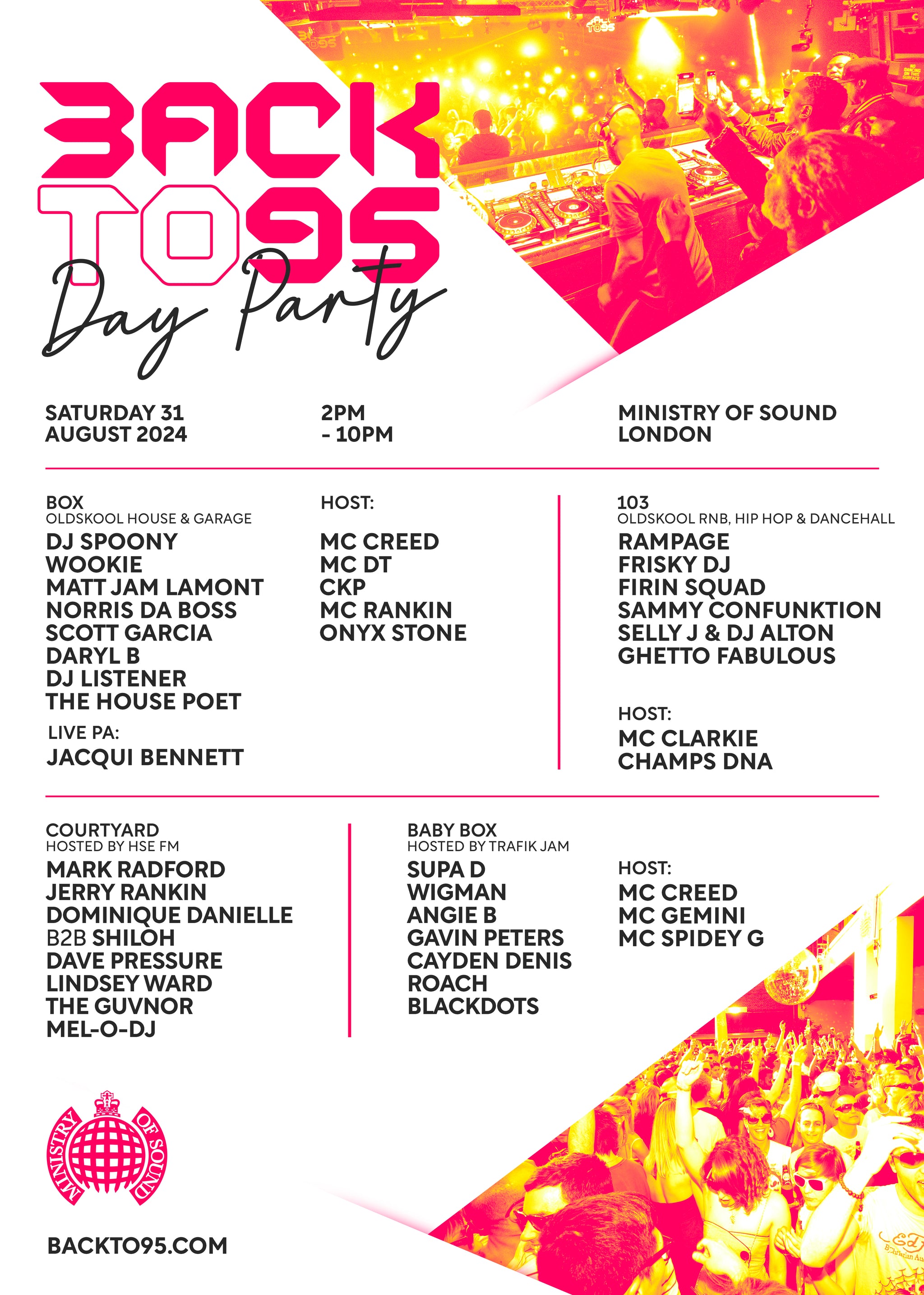 Backto95 Summer Day Party - 31st August 2024