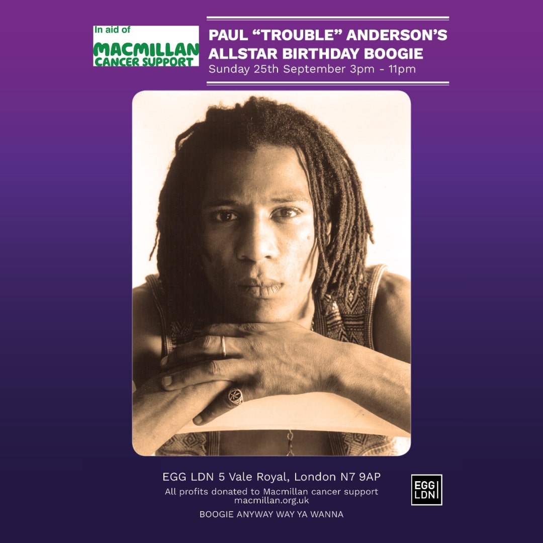 PAUL "Trouble" ANDERSON'S ALLSTAR Macmillan BIRTHDAY BOOGIE