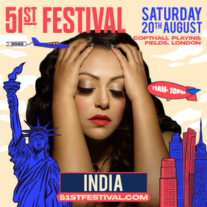 La India will be performing live on the Groove Odyssey stage at 51st Festival on August 20th 2022