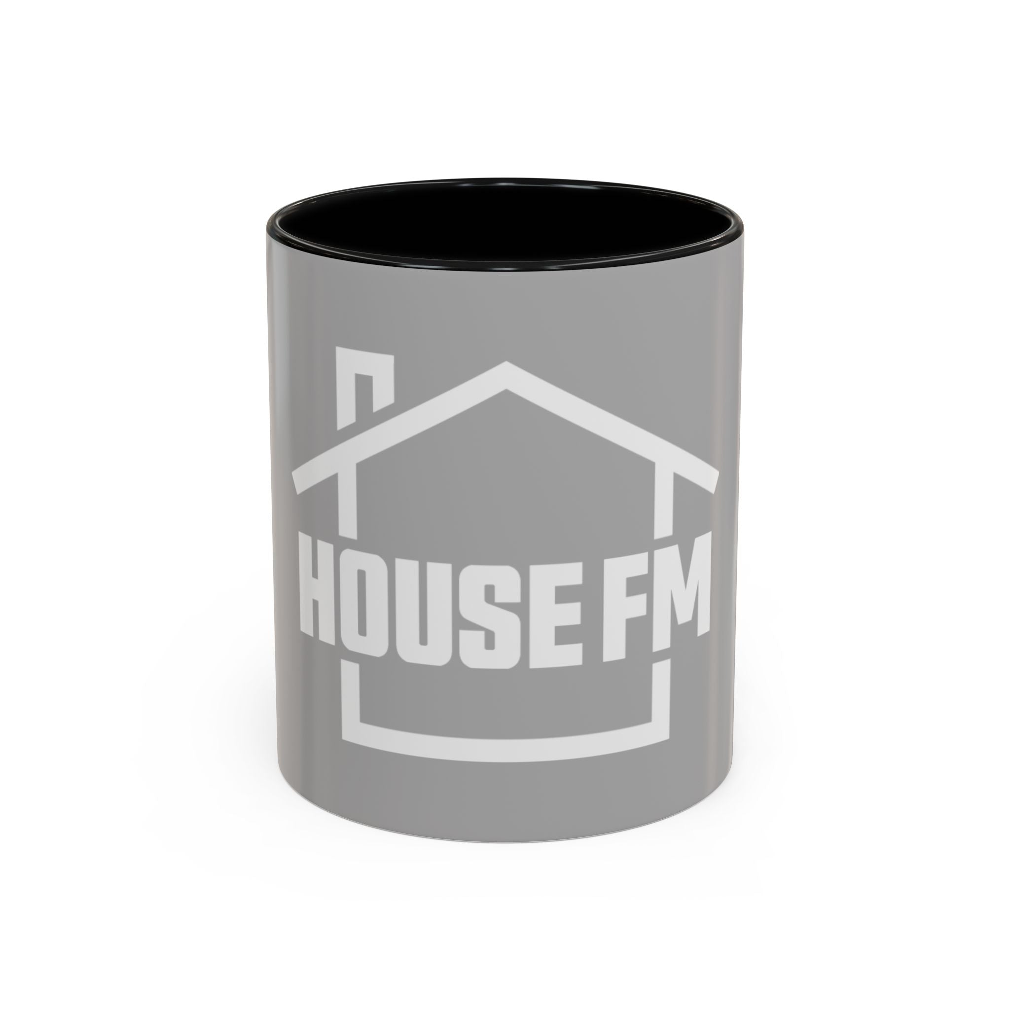 Modern House FM Coffee Mug - 11 & 15oz Accented Drinkware for Music Lovers