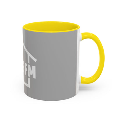 Modern House FM Coffee Mug - 11 & 15oz Accented Drinkware for Music Lovers