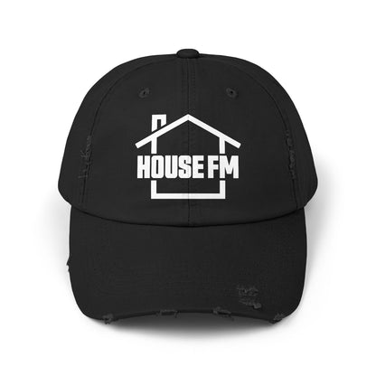 Unisex Distressed Cap - House FM Logo Fashion Hat