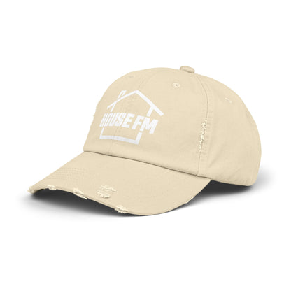 Unisex Distressed Cap - House FM Logo Fashion Hat