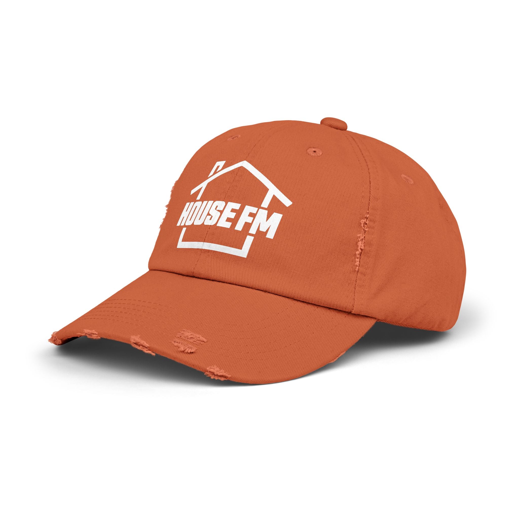 Unisex Distressed Cap - House FM Logo Fashion Hat