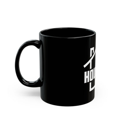Custom Black Mug - House FM Logo | Perfect for Coffee Lovers & House Music Fans