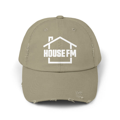 Unisex Distressed Cap - House FM Logo Fashion Hat