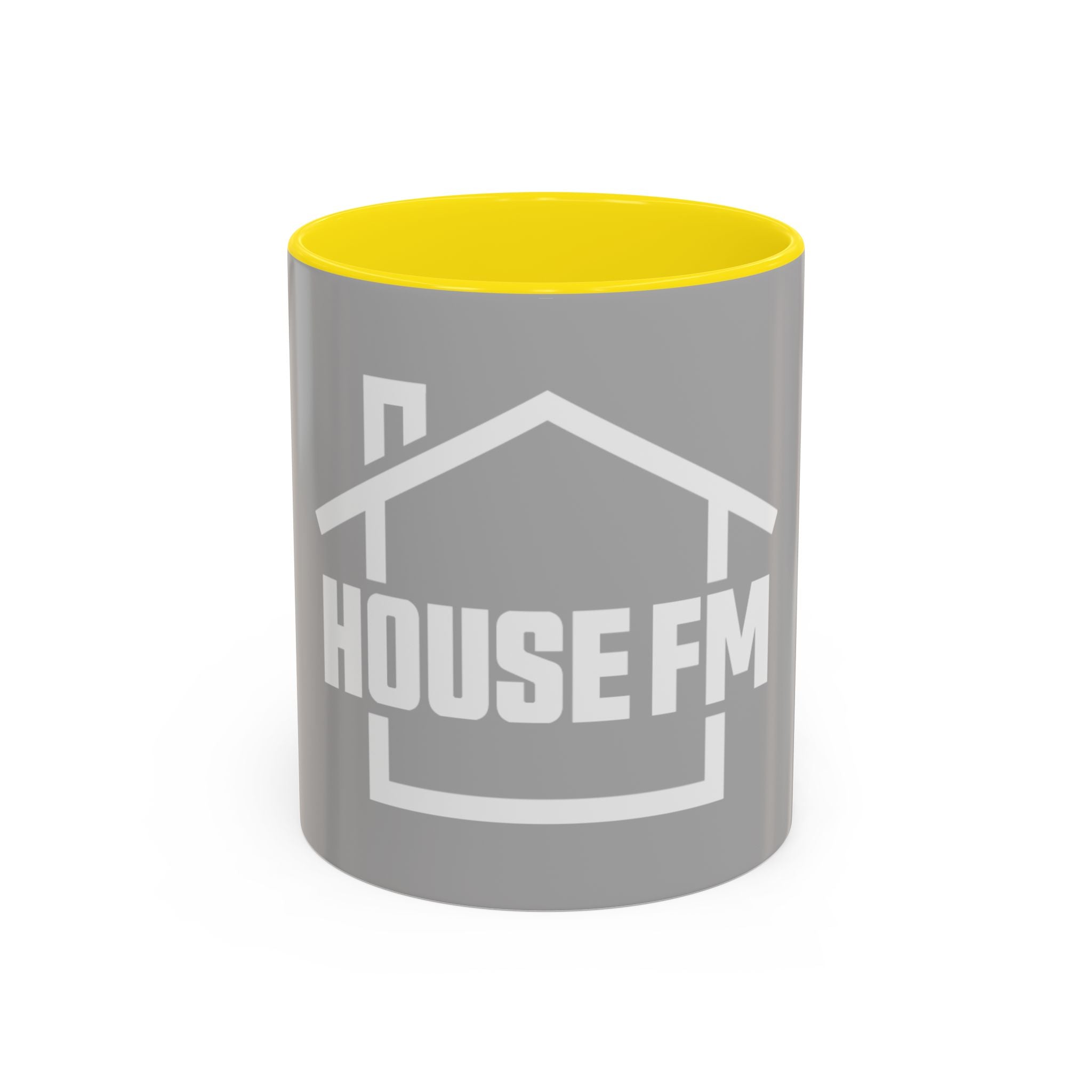 Modern House FM Coffee Mug - 11 & 15oz Accented Drinkware for Music Lovers
