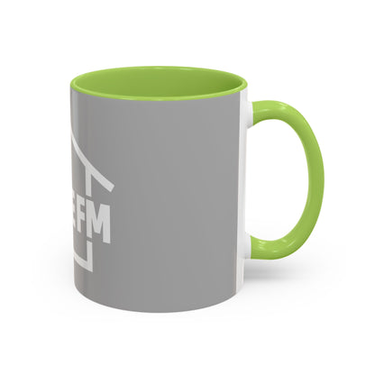 Modern House FM Coffee Mug - 11 & 15oz Accented Drinkware for Music Lovers